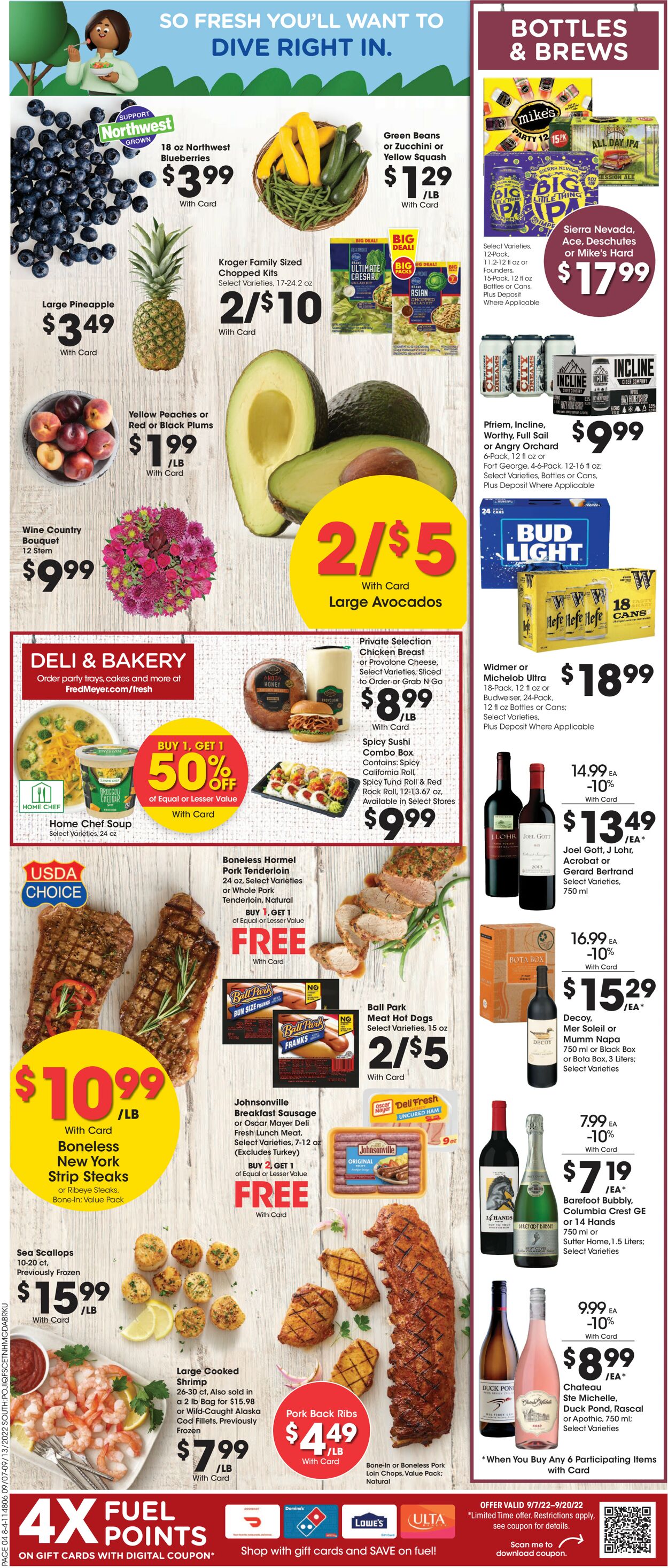 Fred Meyer Weekly Ad Circular - valid 09/07-09/13/2022 (Page 8)