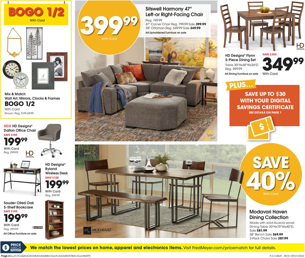 Fred Meyer Weekly Ad Circular - valid 09/21-09/27/2022 (Page 4)