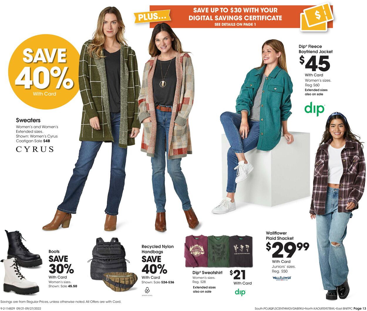 Fred Meyer Weekly Ad Circular - valid 09/21-09/27/2022 (Page 13)