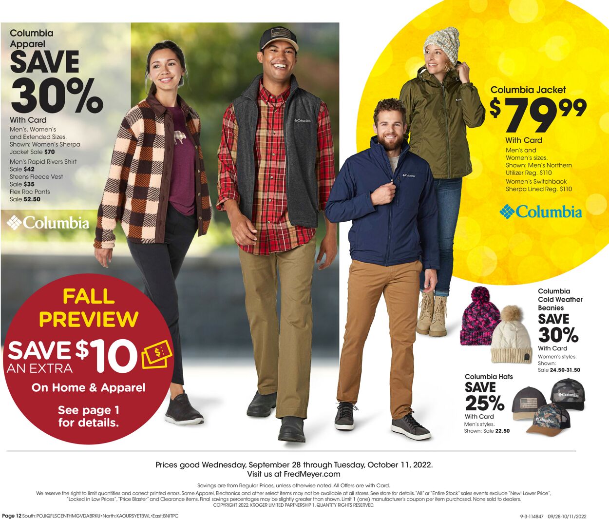 Fred Meyer Weekly Ad Circular - valid 09/28-10/11/2022 (Page 12)