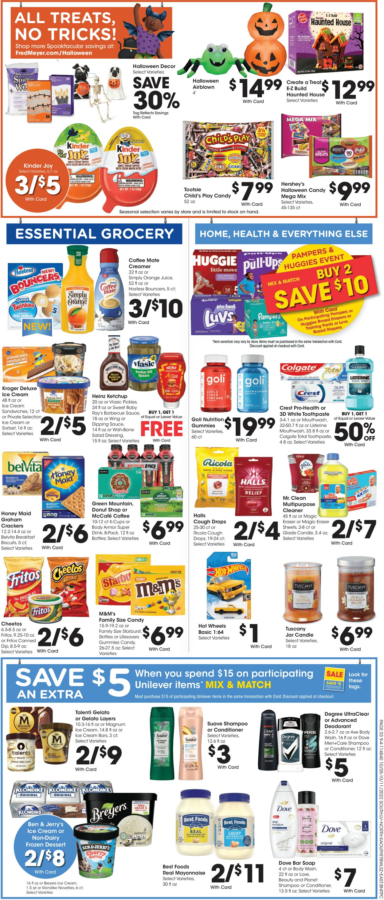 Fred Meyer Weekly Ad Circular - valid 10/05-10/11/2022 (Page 9)