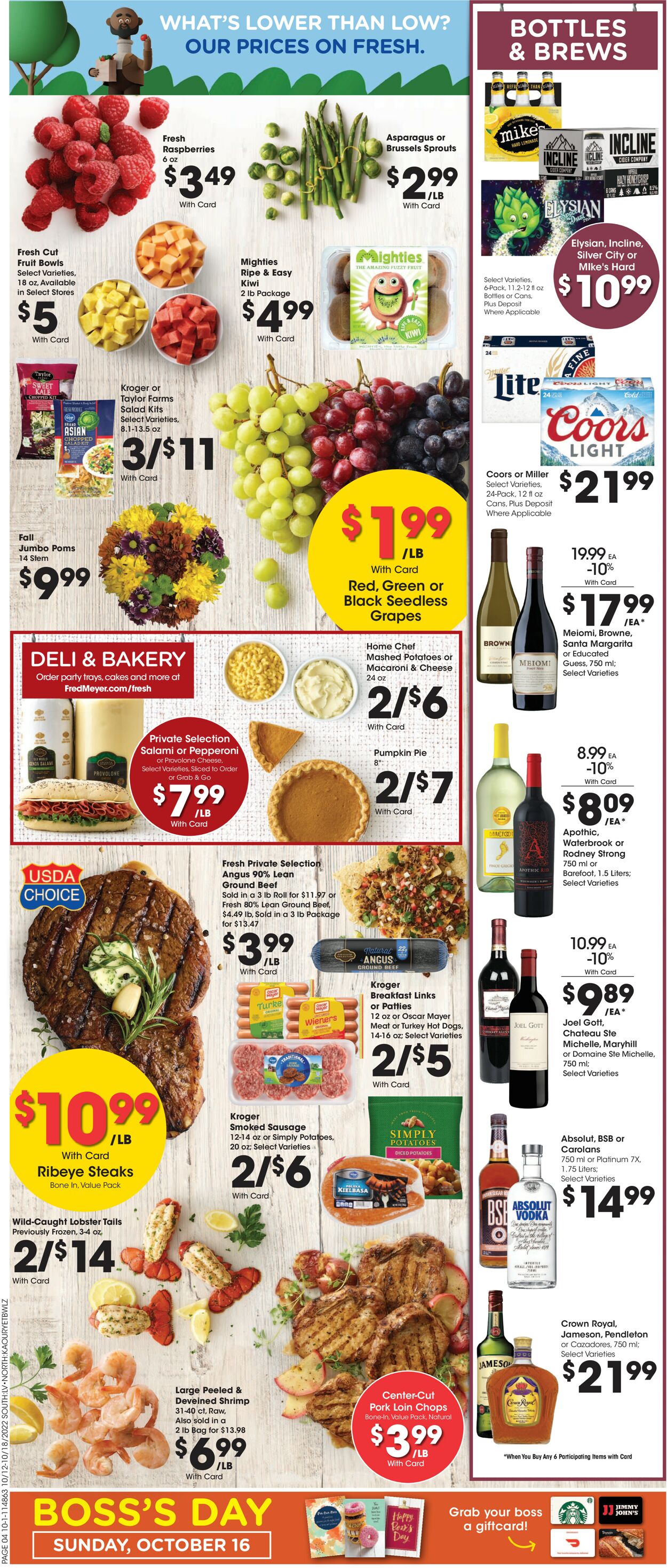 Fred Meyer Weekly Ad Circular - valid 10/12-10/18/2022 (Page 9)