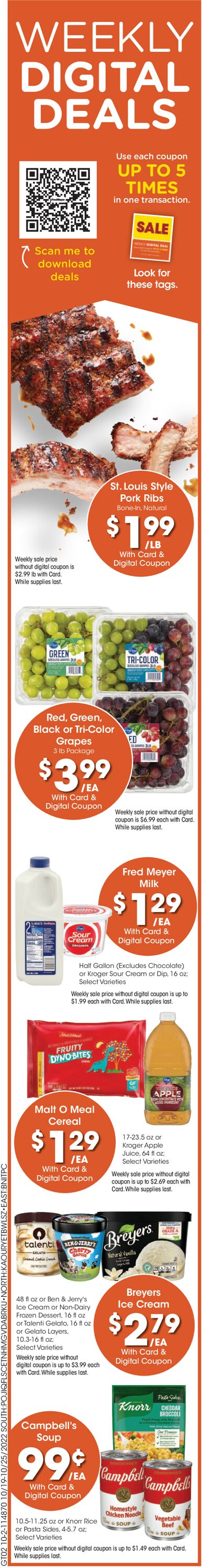 Fred Meyer Weekly Ad Circular - valid 10/19-10/25/2022 (Page 2)
