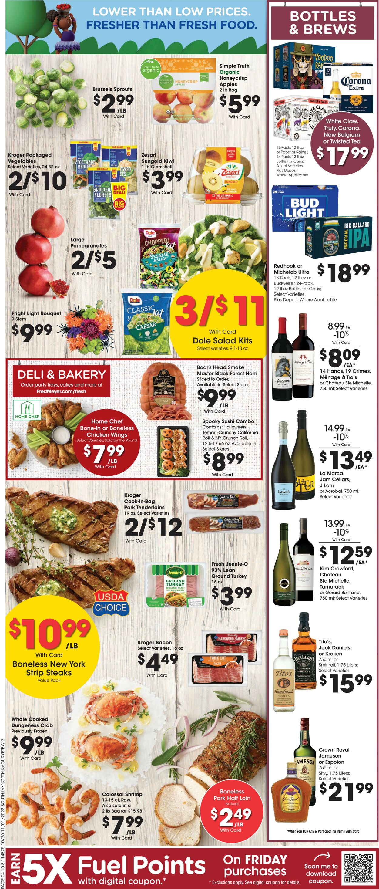Fred Meyer Weekly Ad Circular - valid 10/26-11/01/2022 (Page 9)