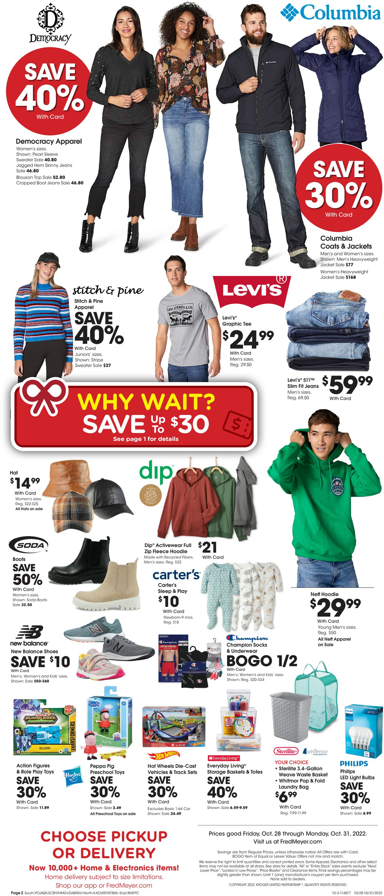 Fred Meyer Weekly Ad Circular - valid 10/28-10/31/2022 (Page 2)
