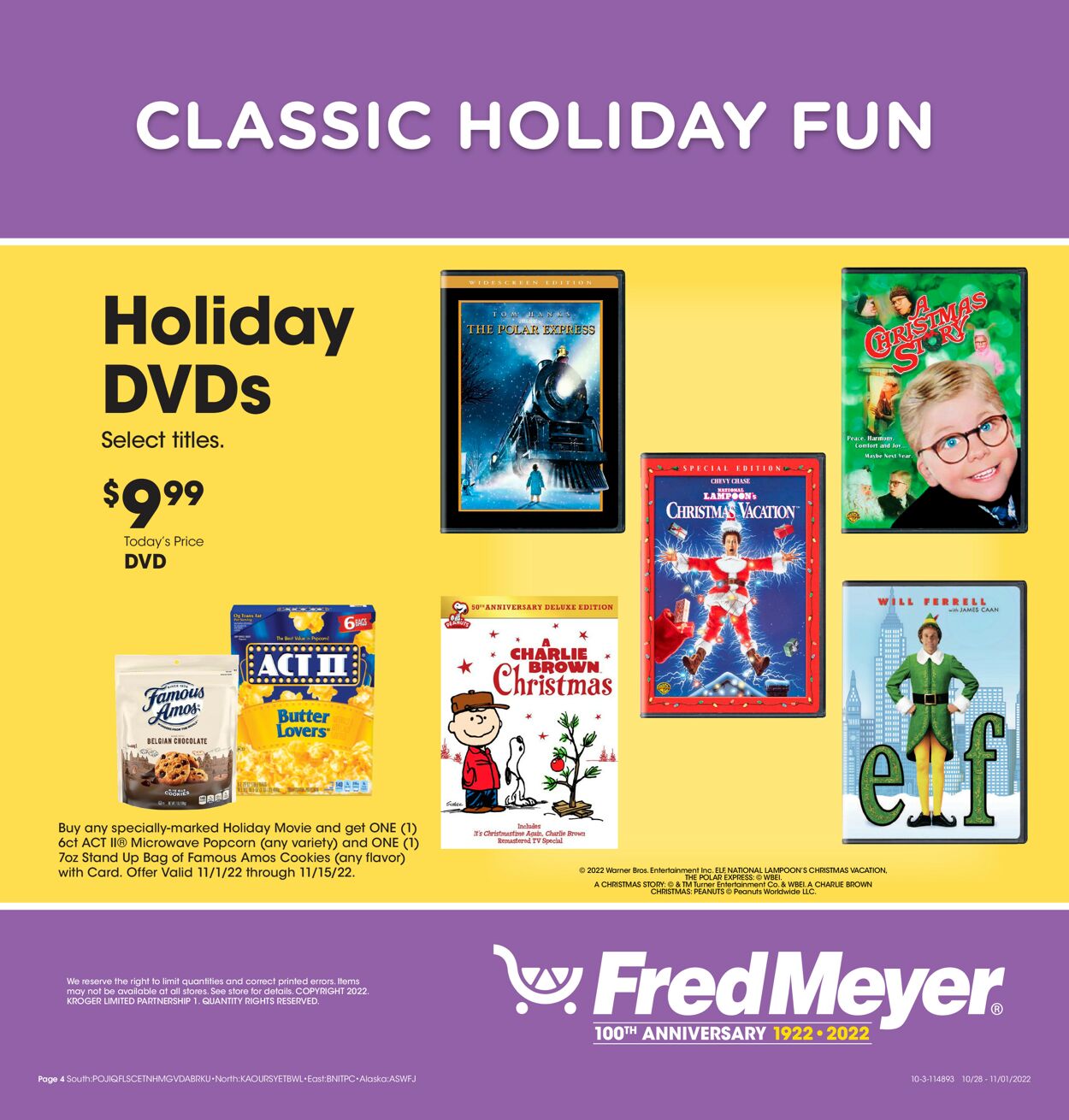 Fred Meyer Weekly Ad Circular - valid 10/28-11/01/2022 (Page 4)