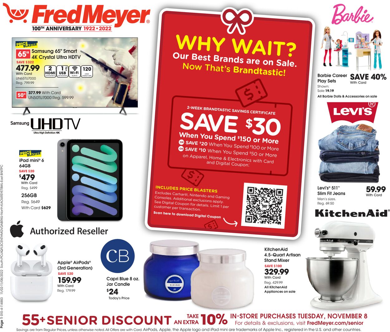 Fred Meyer Weekly Ad Circular - valid 11/02-11/08/2022