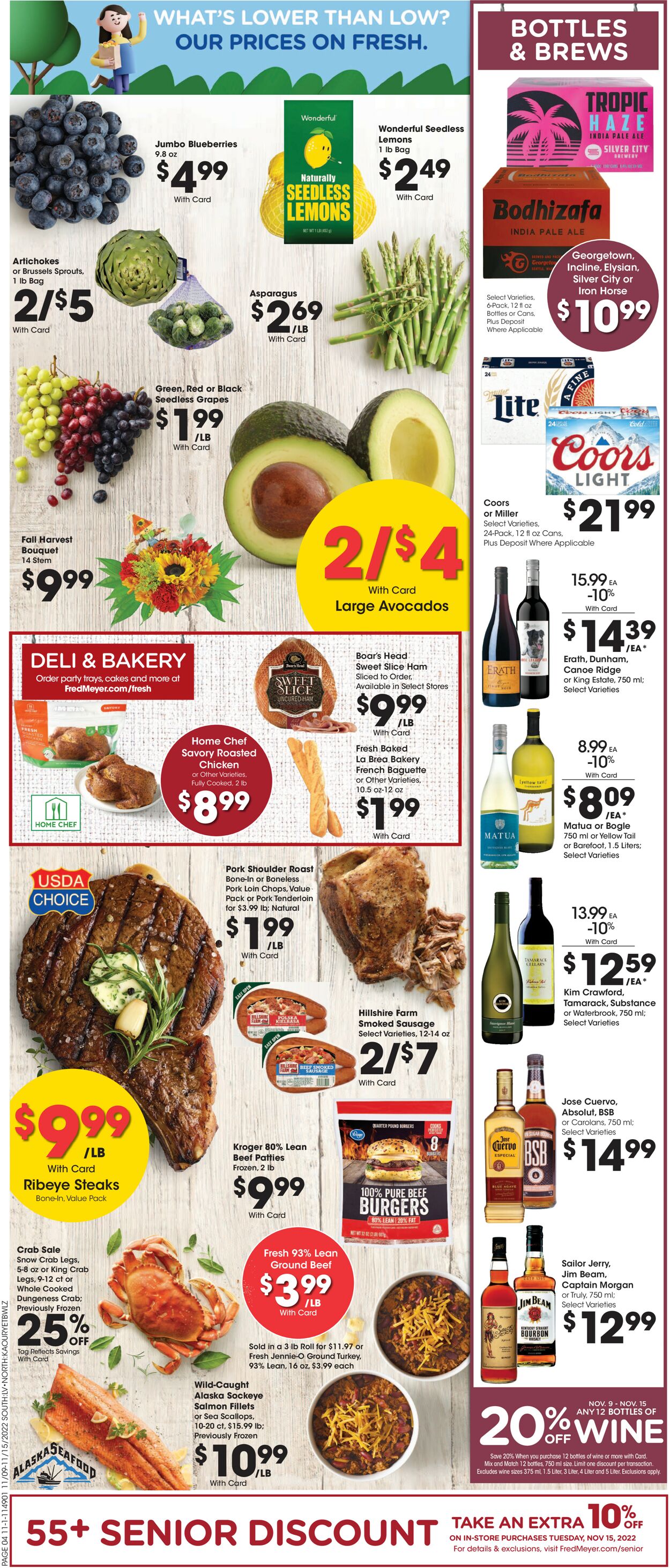 Fred Meyer Weekly Ad Circular - valid 11/09-11/15/2022 (Page 11)