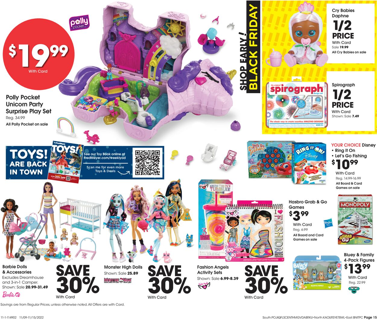 Fred Meyer Weekly Ad Circular - valid 11/09-11/15/2022 (Page 15)