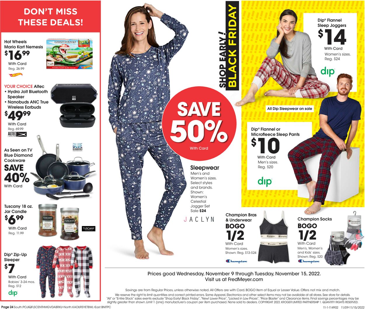 Fred Meyer Weekly Ad Circular - valid 11/09-11/15/2022 (Page 24)