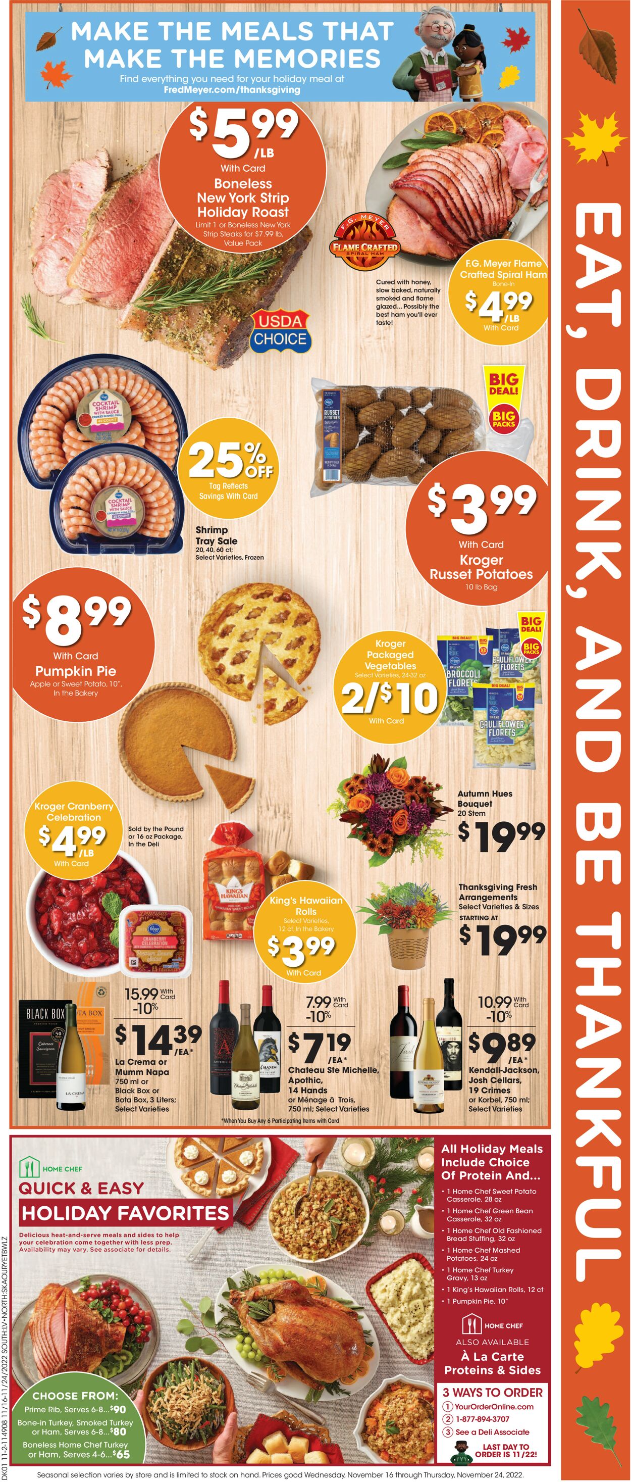 Fred Meyer Weekly Ad Circular - valid 11/16-11/24/2022 (Page 4)