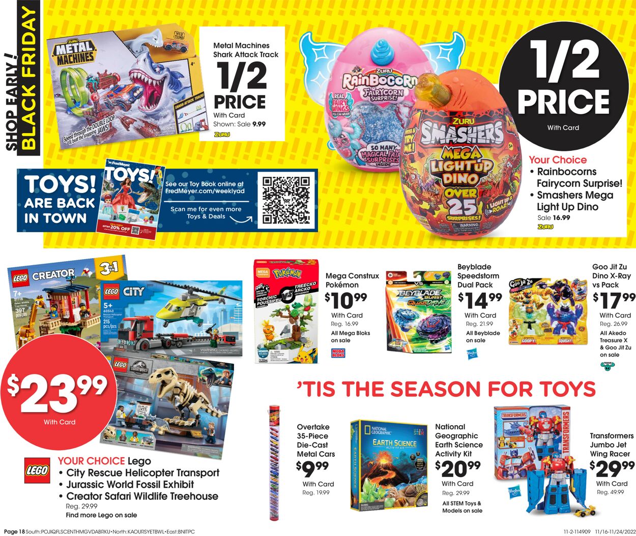 Fred Meyer Weekly Ad Circular - valid 11/16-11/24/2022 (Page 18)