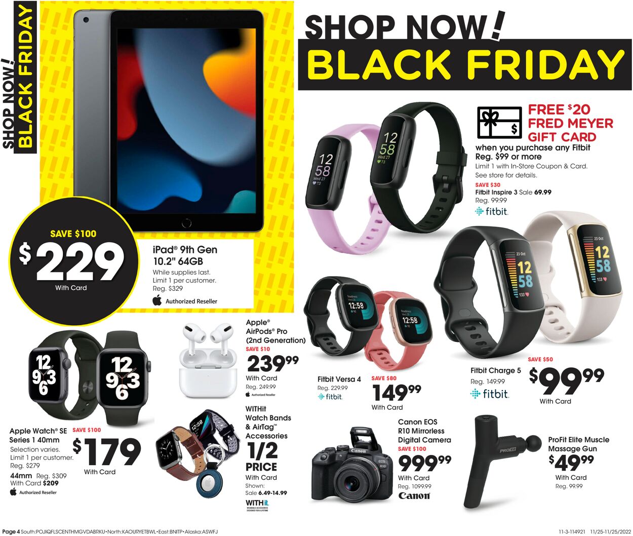 Fred Meyer Weekly Ad Circular - valid 11/25-11/25/2022 (Page 4)