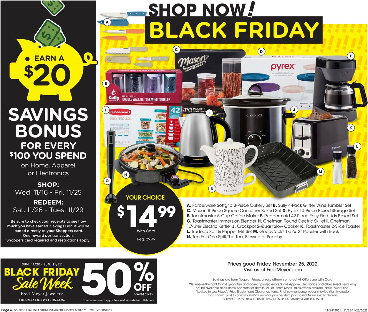 Fred Meyer Weekly Ad Circular - valid 11/25-11/25/2022 (Page 40)