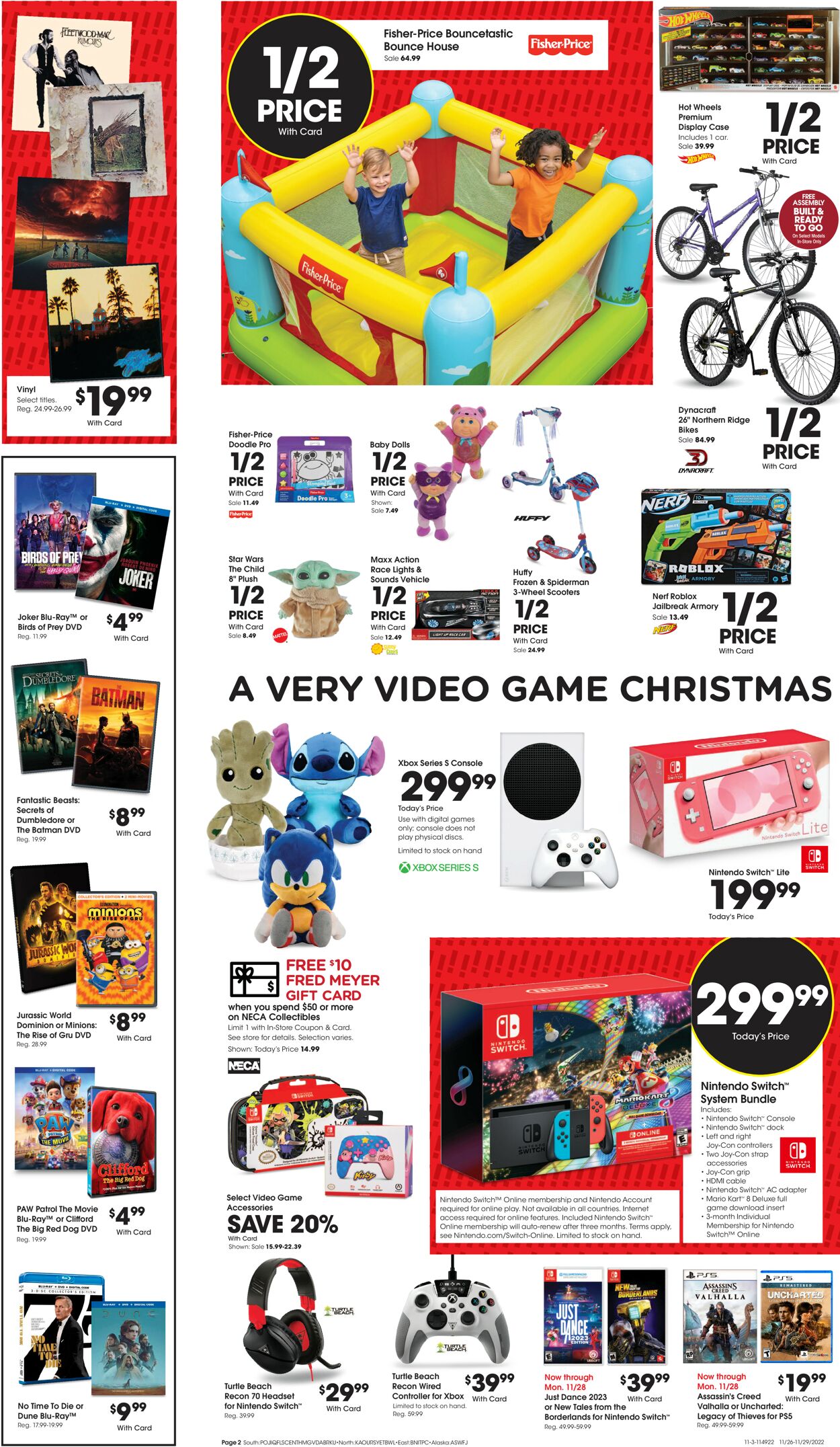 Fred Meyer Weekly Ad Circular - valid 11/26-11/29/2022 (Page 2)