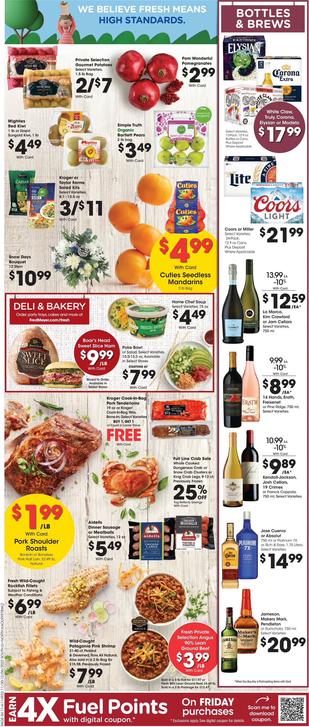 Fred Meyer Weekly Ad Circular - valid 11/30-12/06/2022 (Page 11)