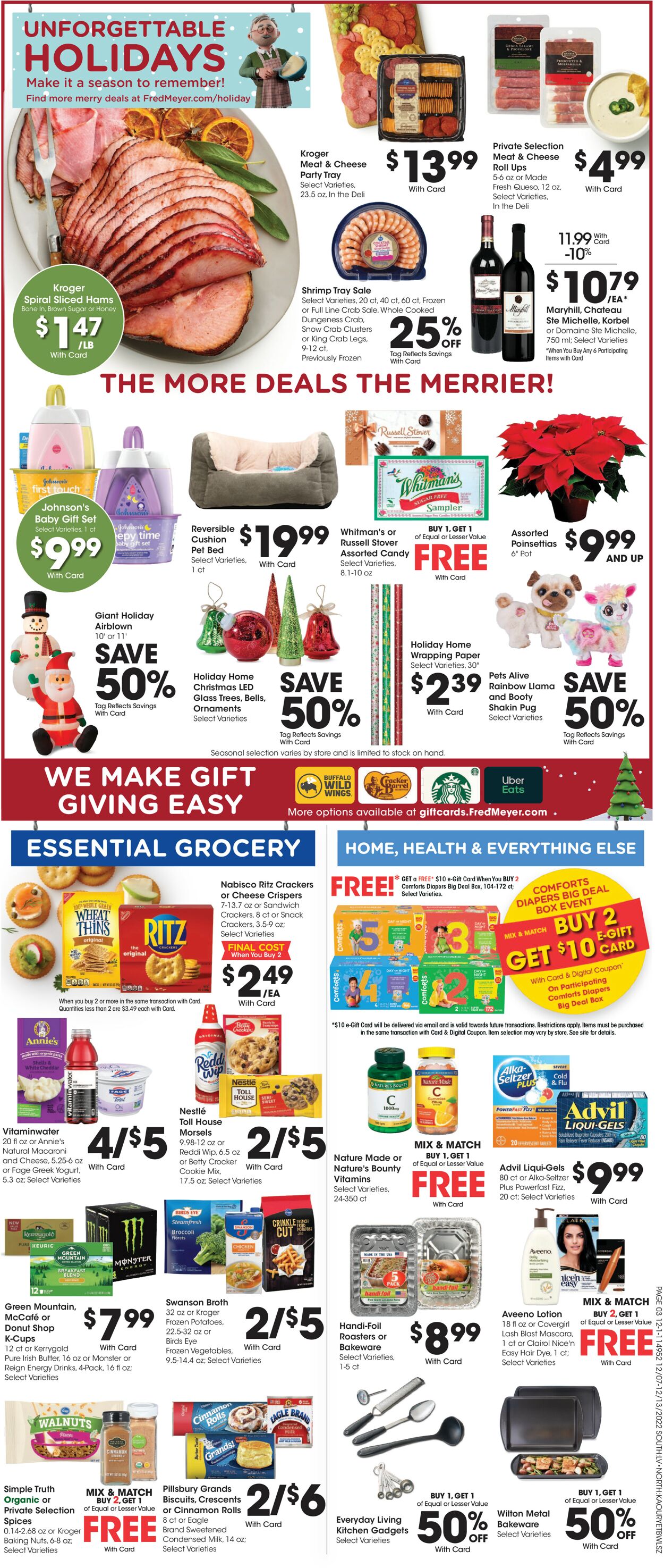 Fred Meyer Weekly Ad Circular - valid 12/07-12/13/2022 (Page 8)