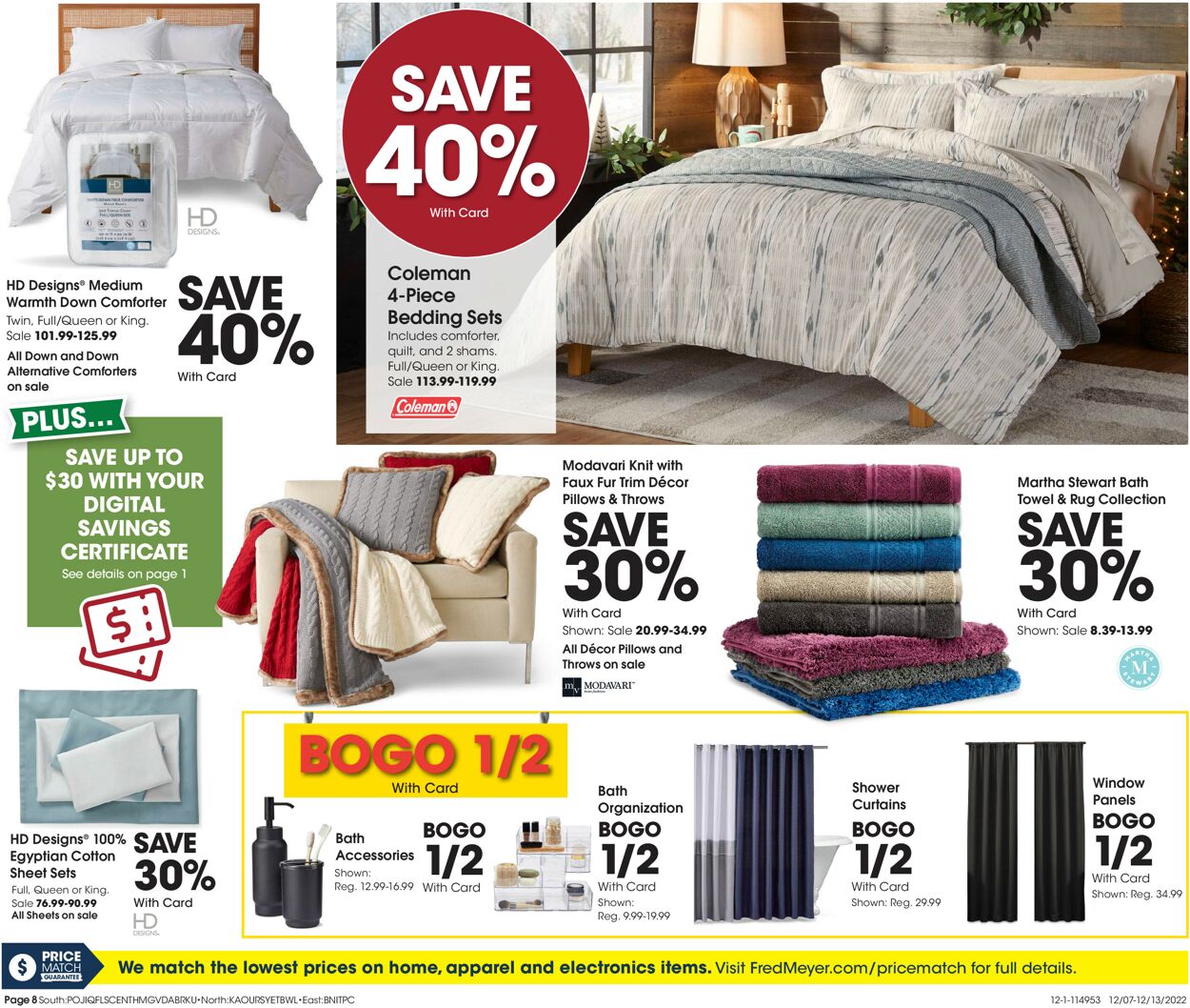 Fred Meyer Weekly Ad Circular - valid 12/07-12/13/2022 (Page 8)