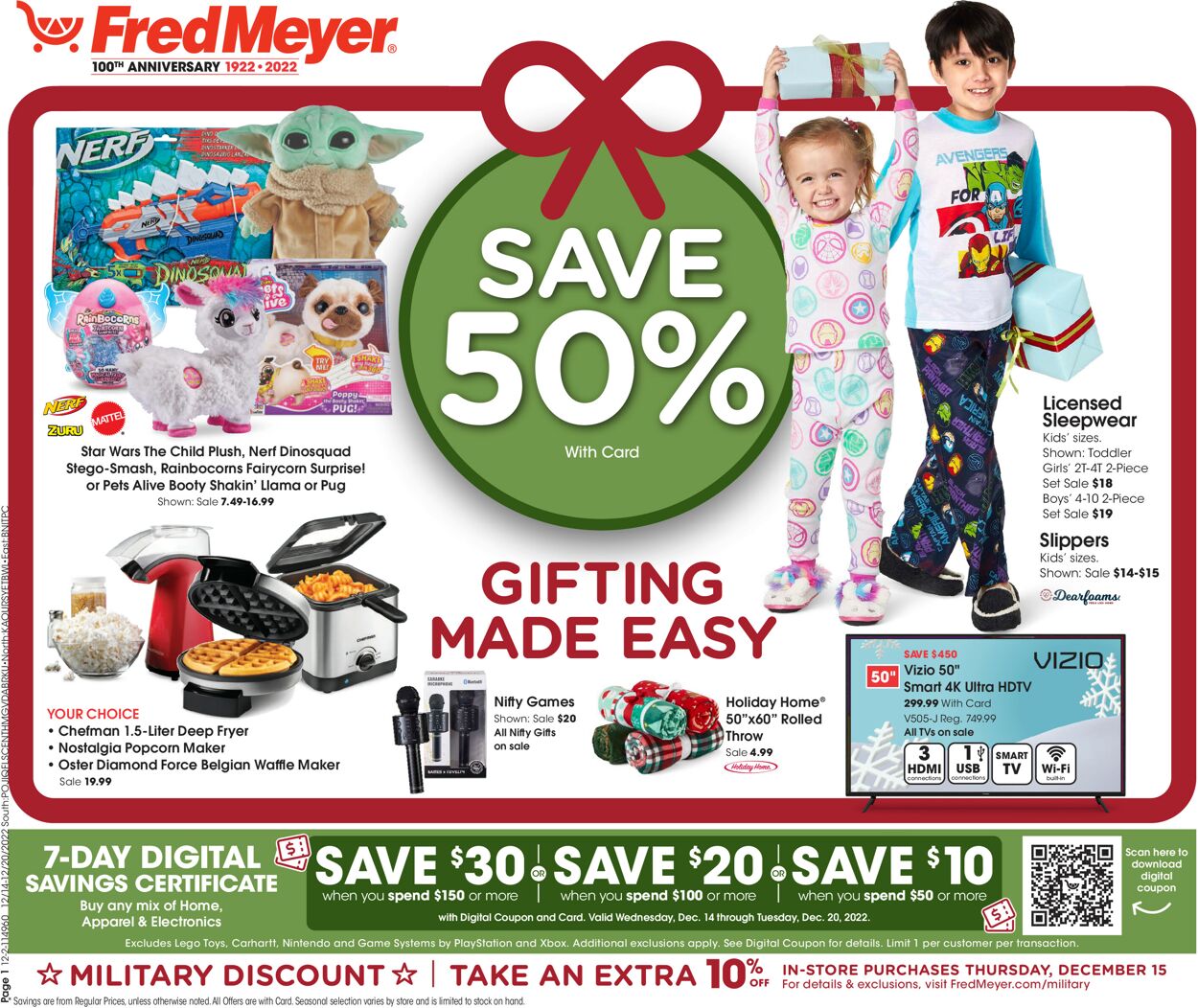 Fred Meyer Weekly Ad Circular - valid 12/14-12/20/2022
