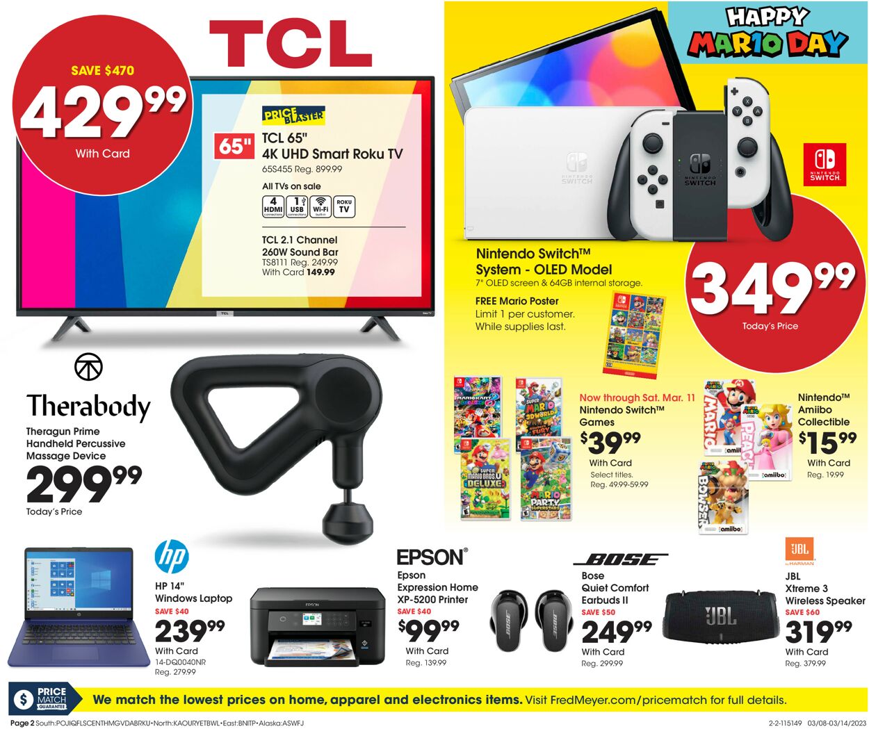 Fred Meyer Weekly Ad Circular - valid 03/08-03/14/2023 (Page 2)