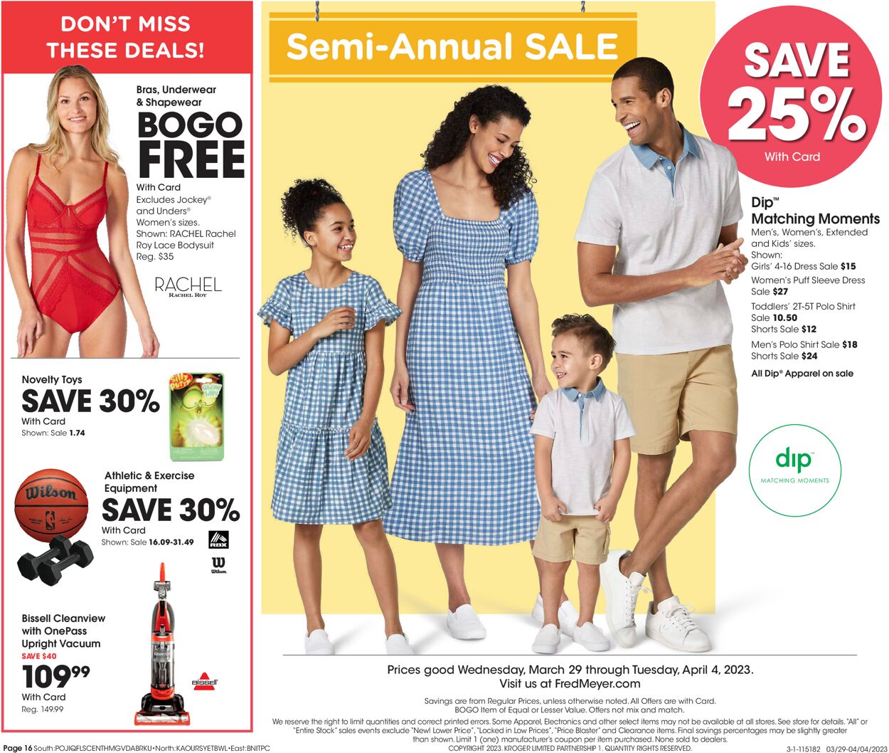 Fred Meyer Weekly Ad Circular - valid 03/29-04/04/2023 (Page 16)