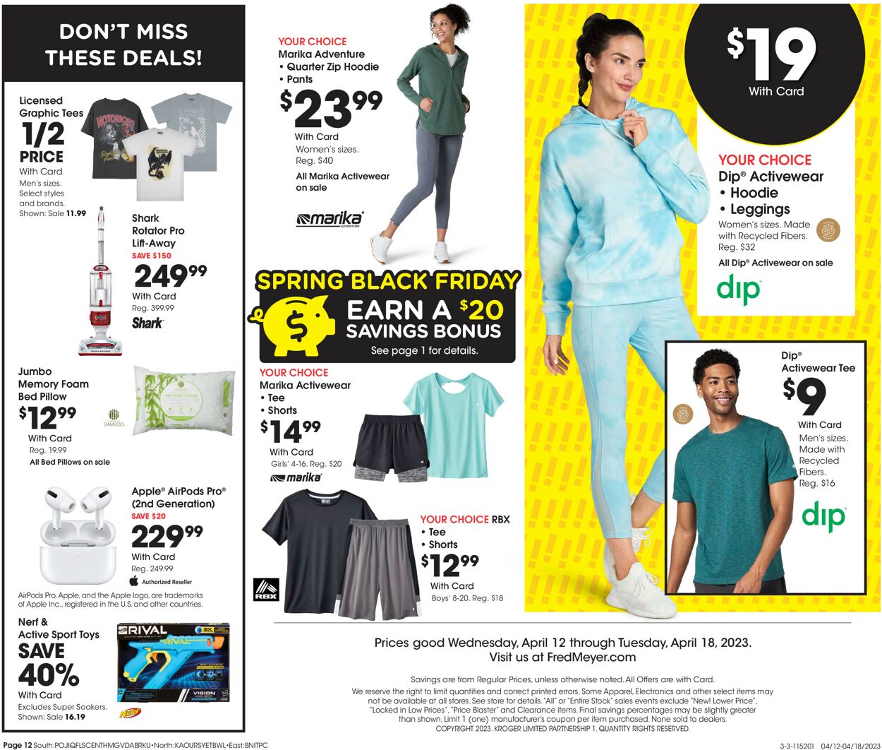 Fred Meyer Weekly Ad Circular - valid 04/12-04/18/2023 (Page 12)