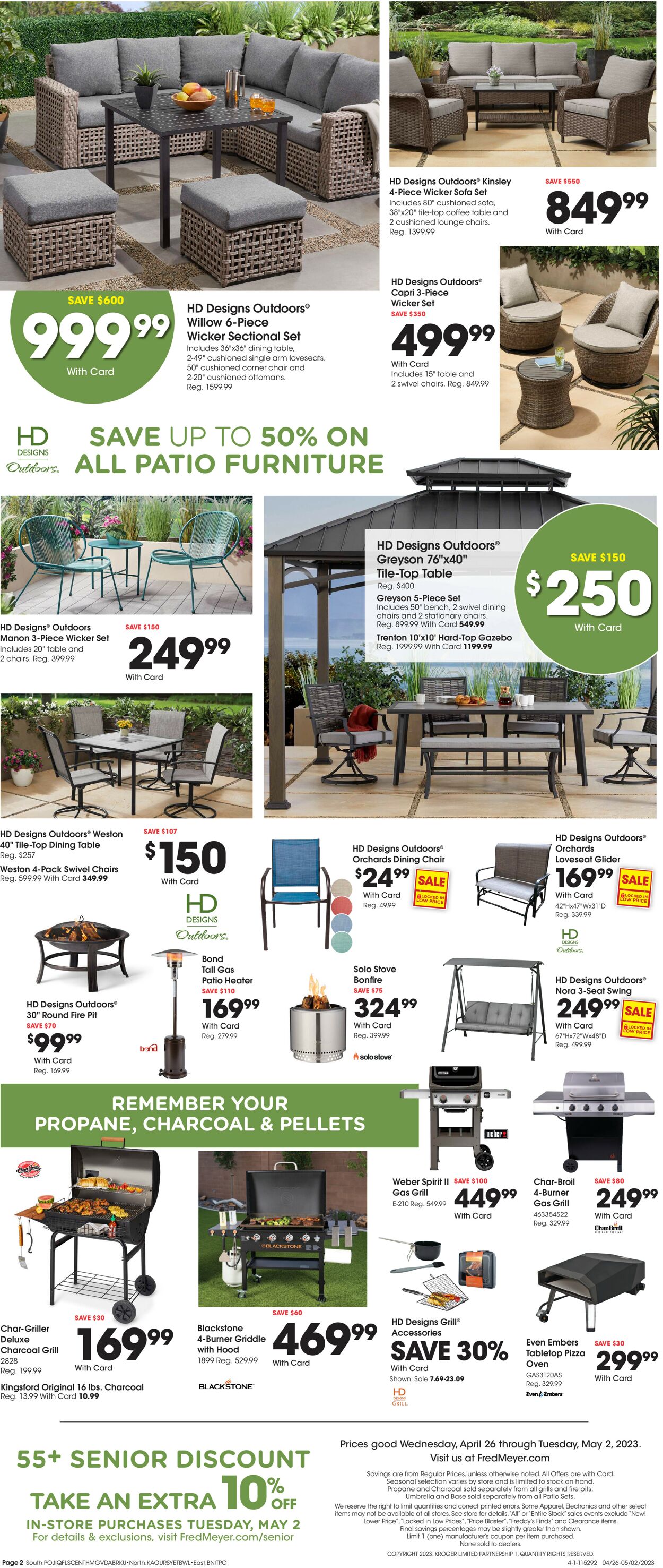 Fred Meyer Weekly Ad Circular - valid 04/26-05/02/2023 (Page 2)