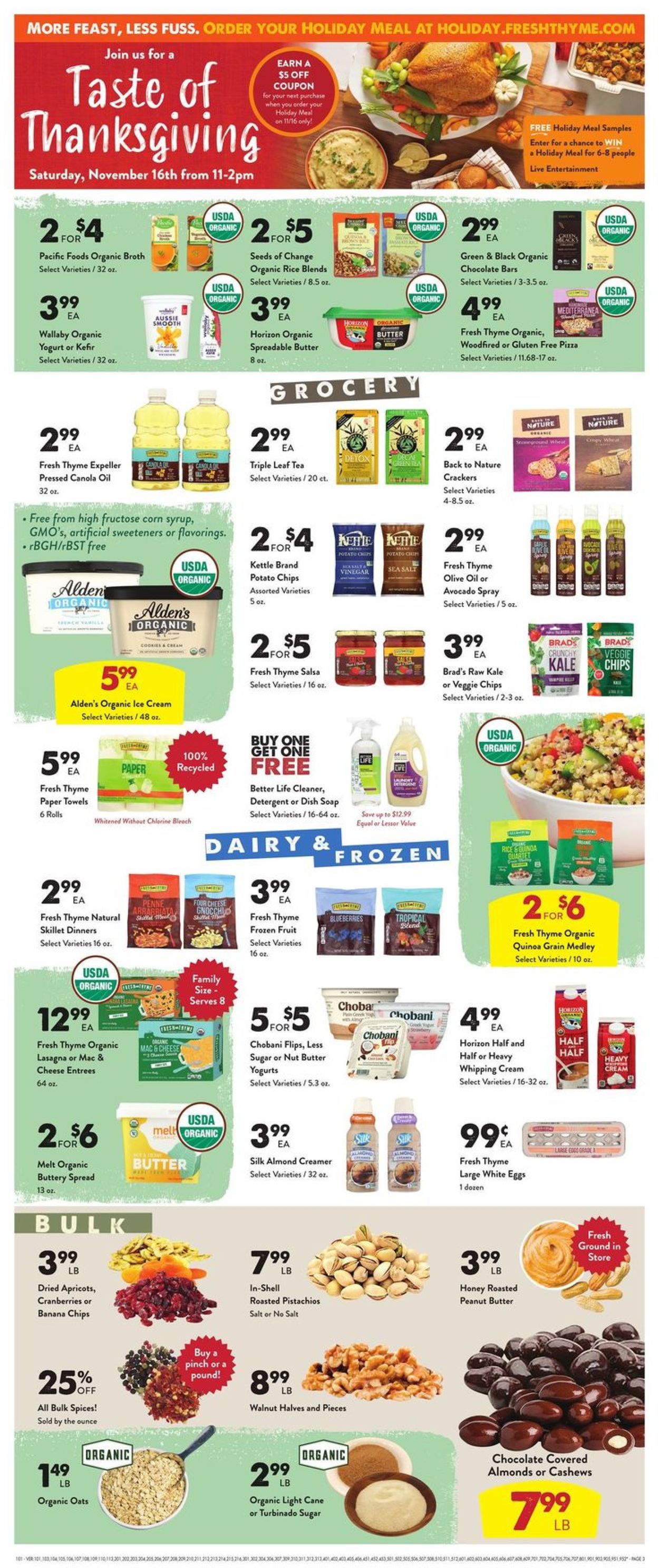 Fresh Thyme Weekly Ad Circular - valid 11/13-11/20/2019 (Page 8)