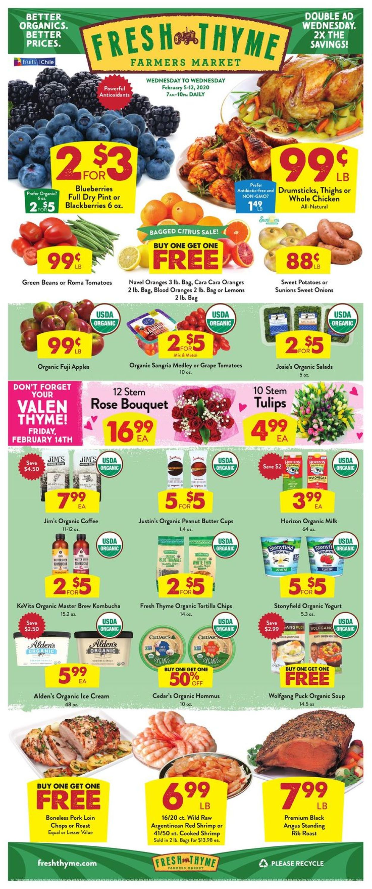 Fresh Thyme Weekly Ad Circular - valid 02/05-02/12/2020