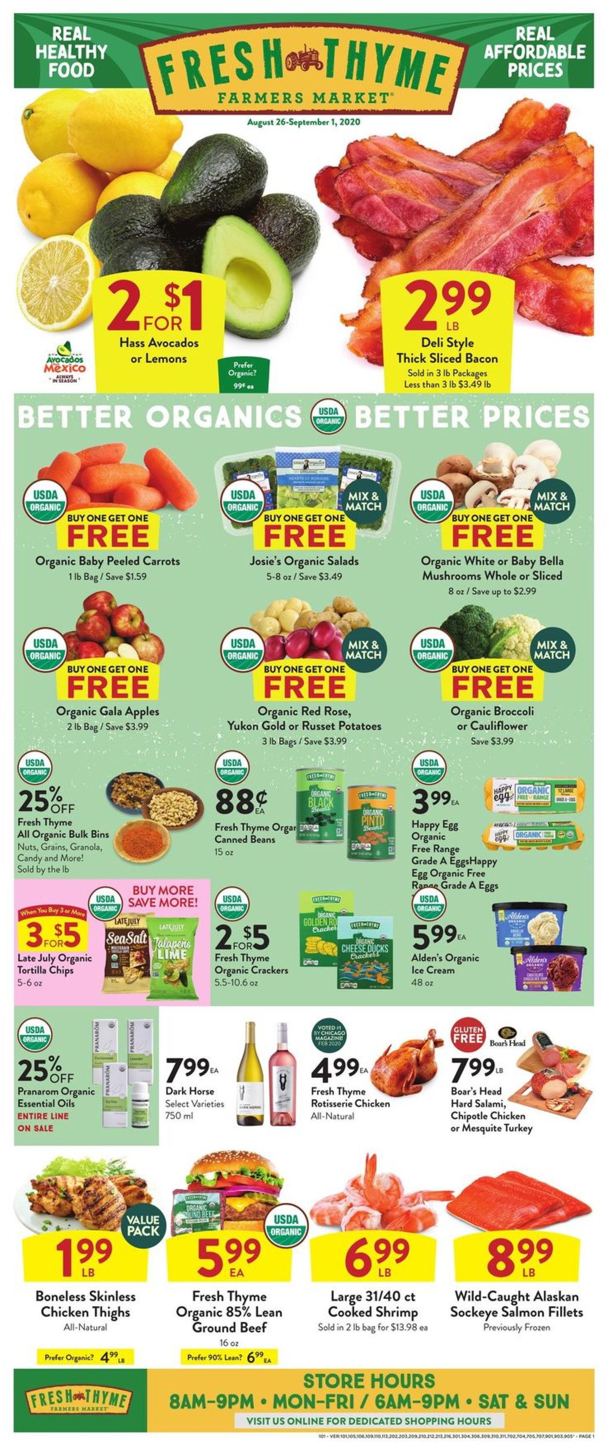 Fresh Thyme Weekly Ad Circular - valid 08/26-09/01/2020 (Page 2)