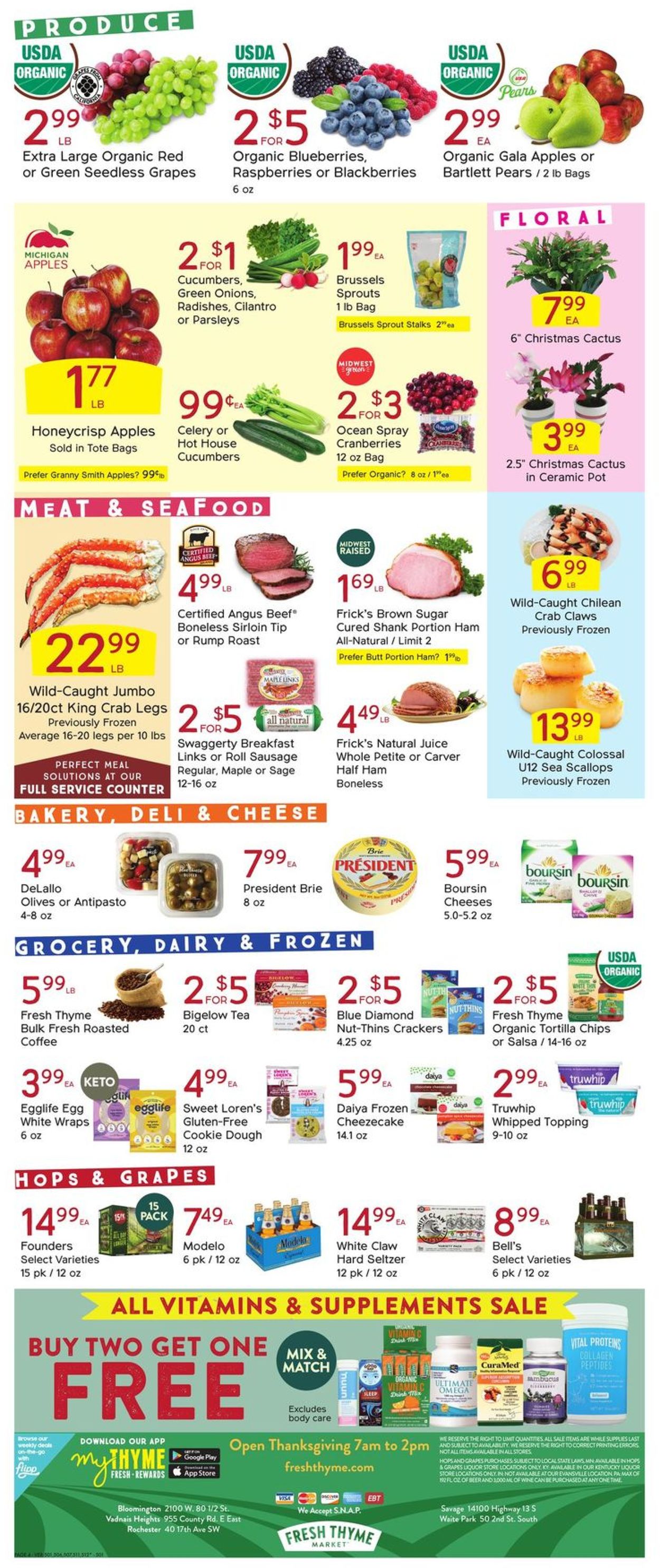 Fresh Thyme Thanksgiving ad 2020 Weekly Ad Circular - valid 11/18-11/26/2020 (Page 10)