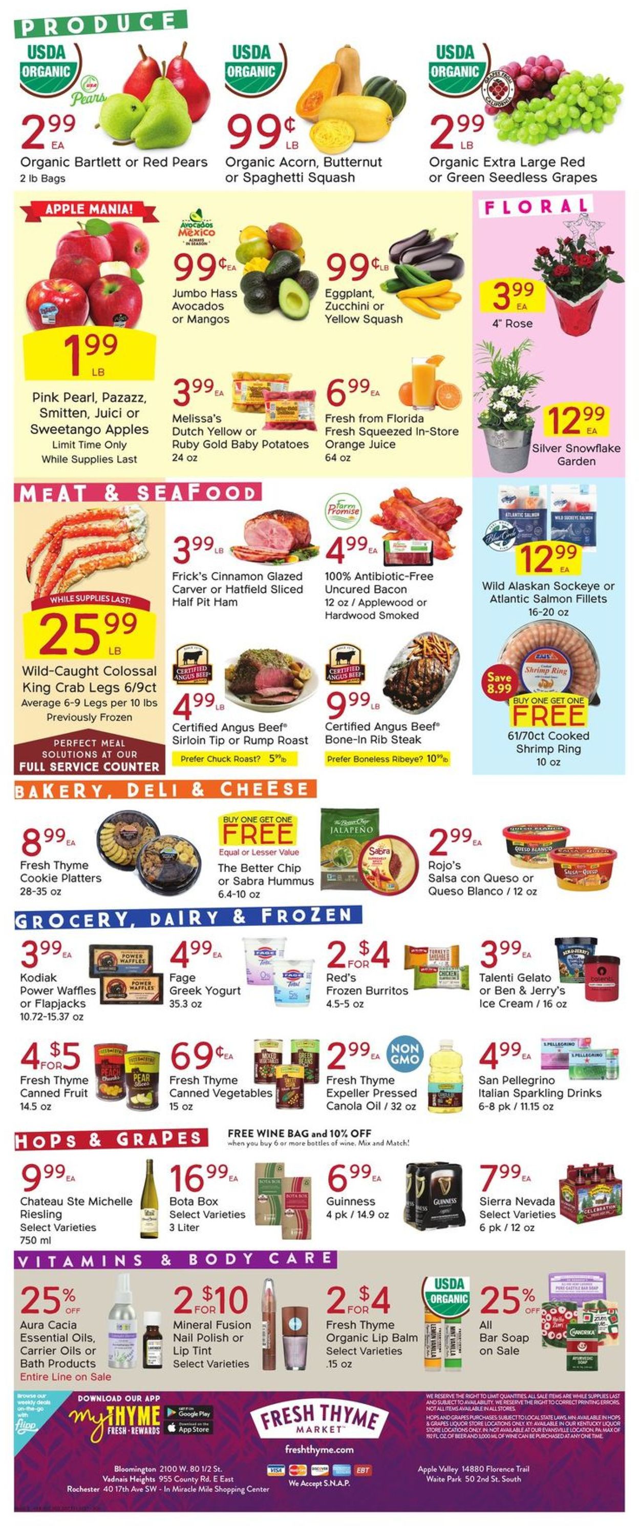 Fresh Thyme Weekly Ad Circular - valid 12/09-12/15/2020 (Page 2)