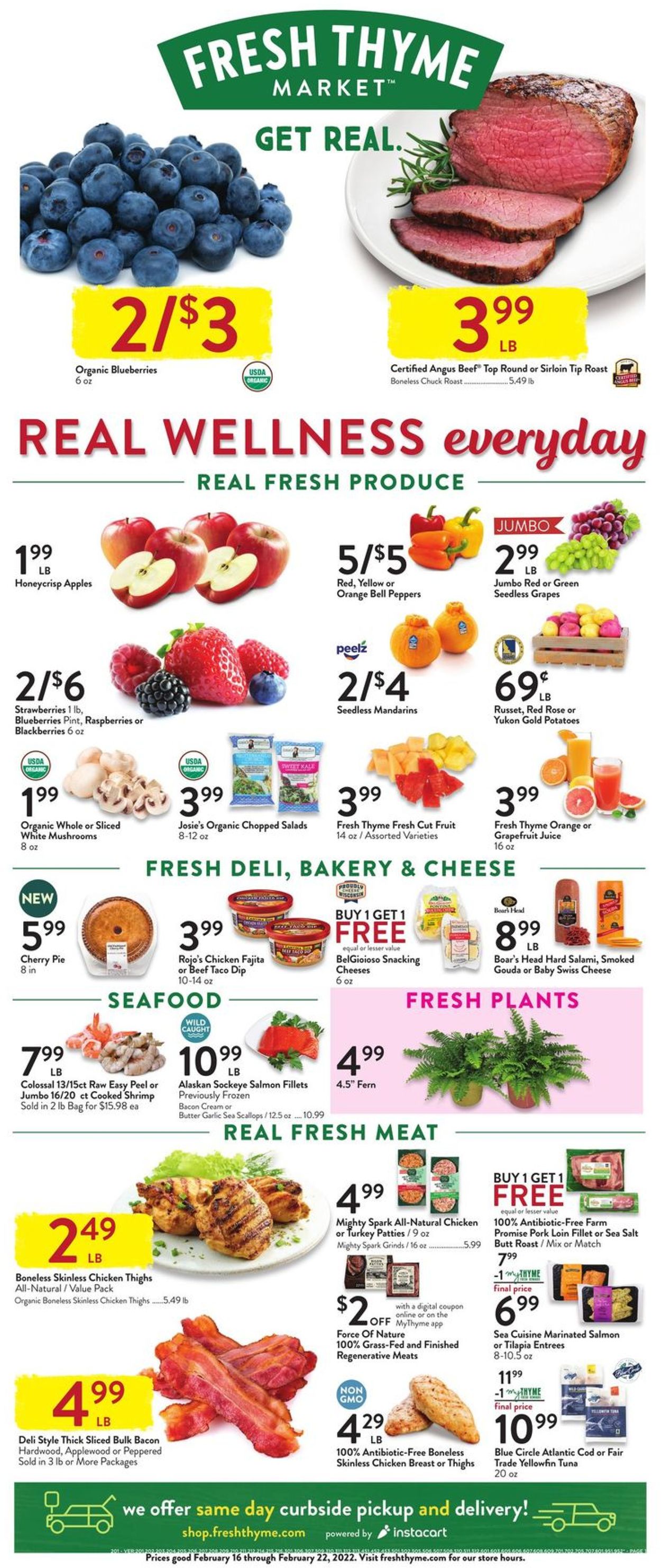 Fresh Thyme Weekly Ad Circular - valid 02/16-02/22/2022