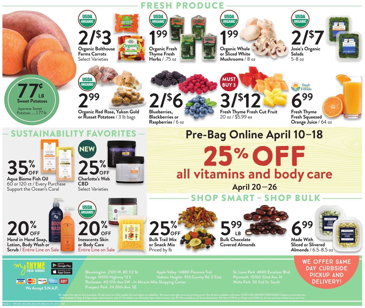 Fresh Thyme EASTER 2022 Weekly Ad Circular - valid 04/13-04/19/2022 (Page 2)