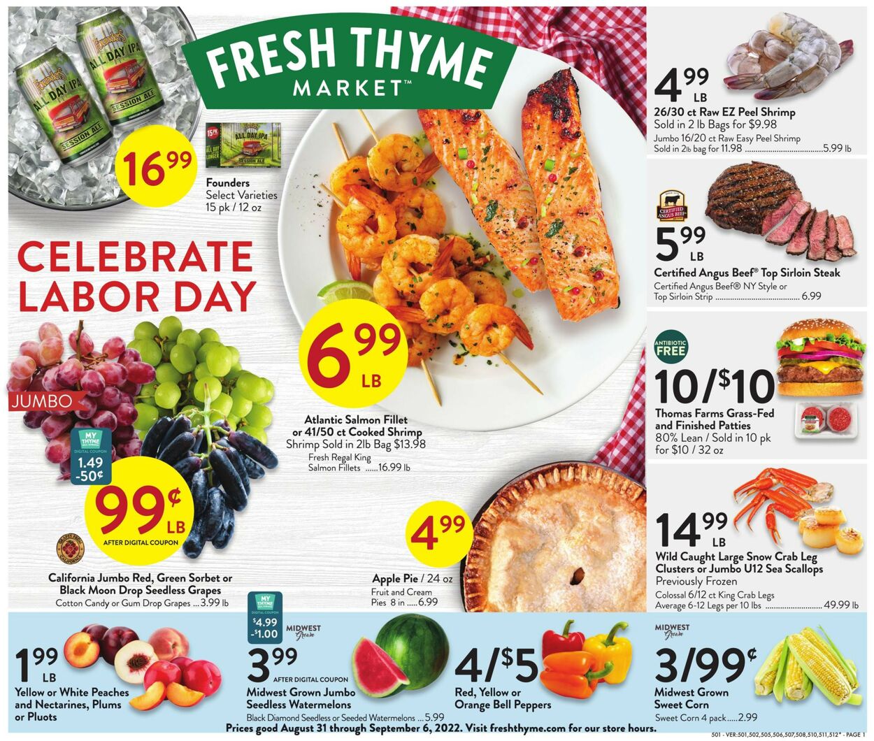 Fresh Thyme Weekly Ad Circular - valid 08/31-09/06/2022