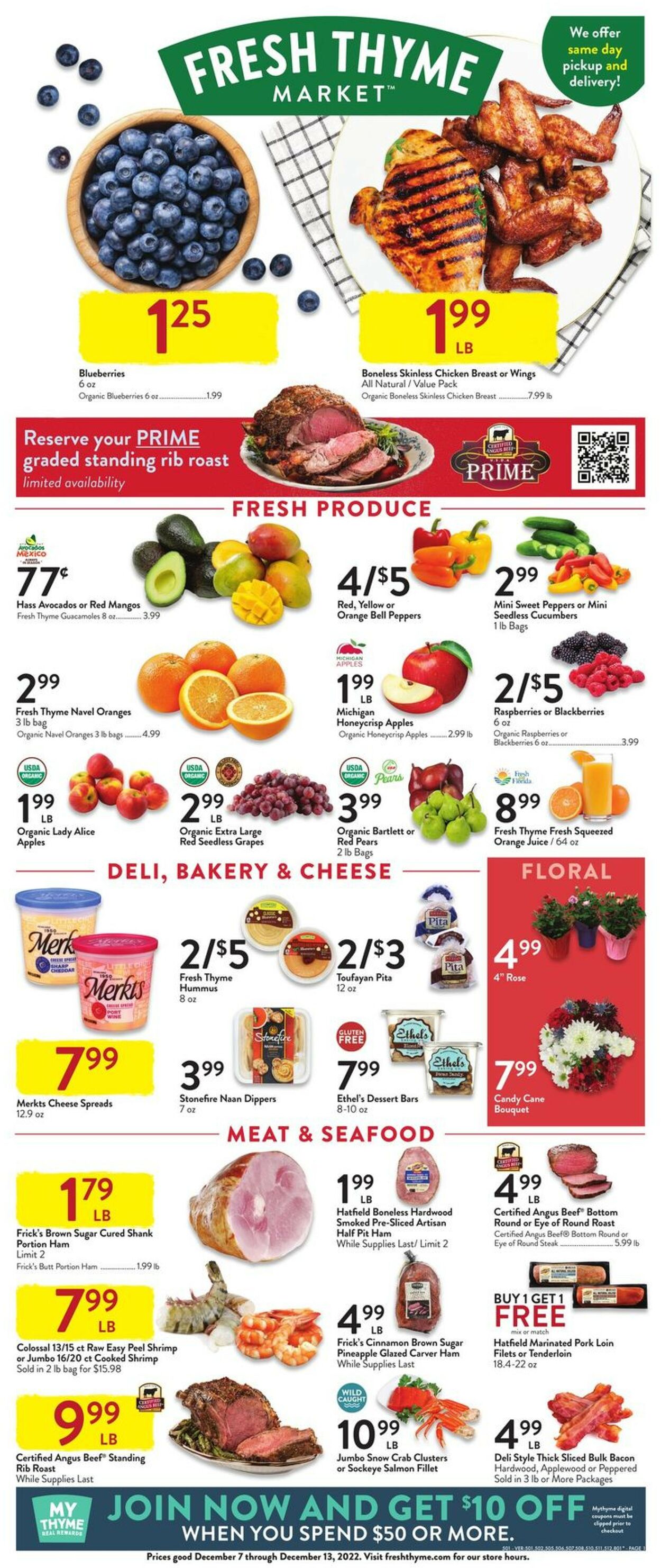 Fresh Thyme Weekly Ad Circular - valid 12/07-12/13/2022