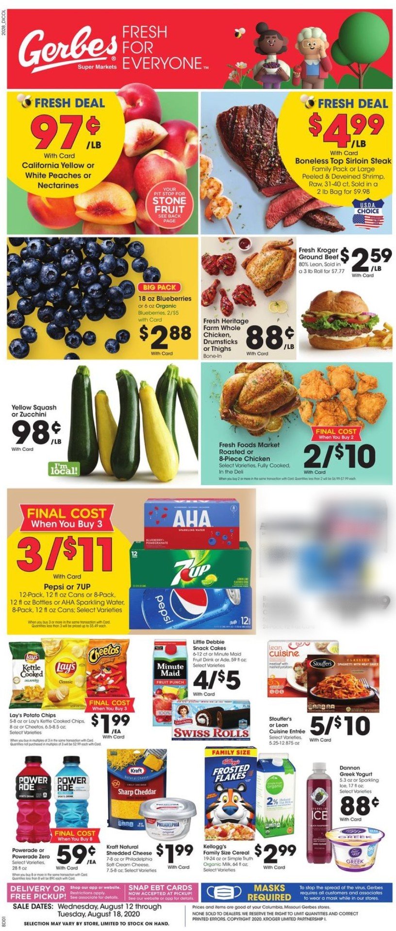 Gerbes Super Markets Weekly Ad Circular - valid 08/12-08/18/2020