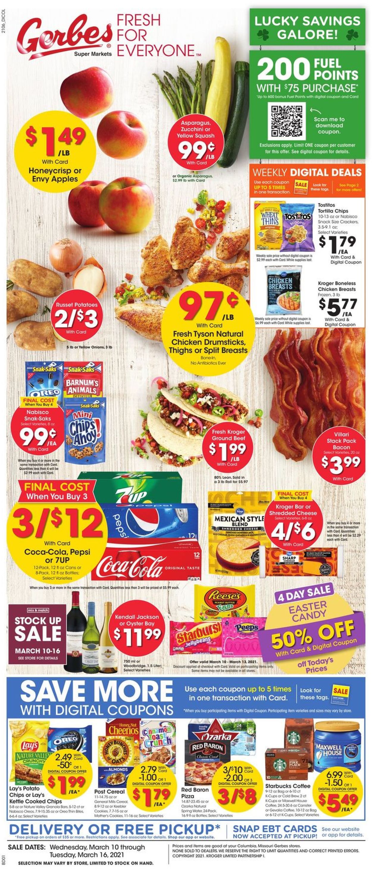 Gerbes Super Markets Weekly Ad Circular - valid 03/10-03/16/2021
