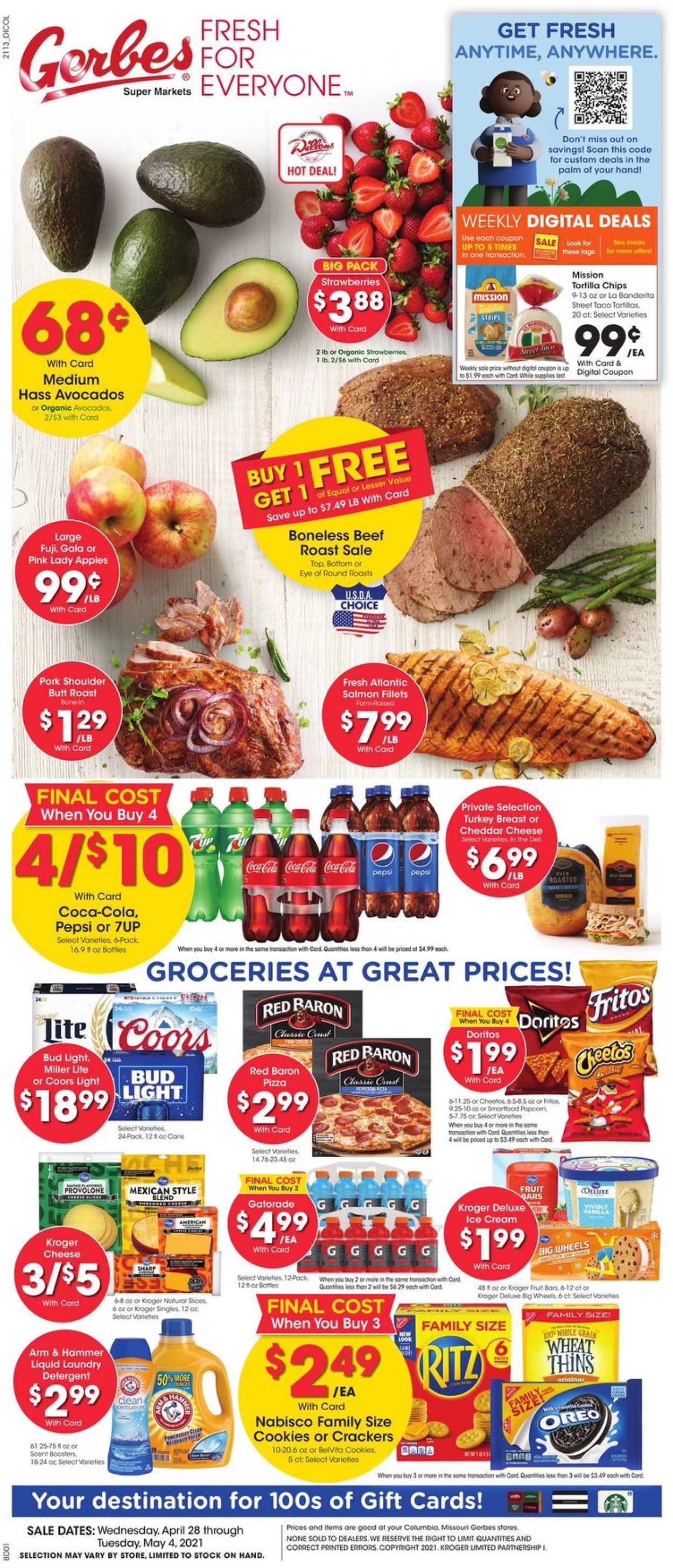 Gerbes Super Markets Weekly Ad Circular - valid 04/28-05/04/2021