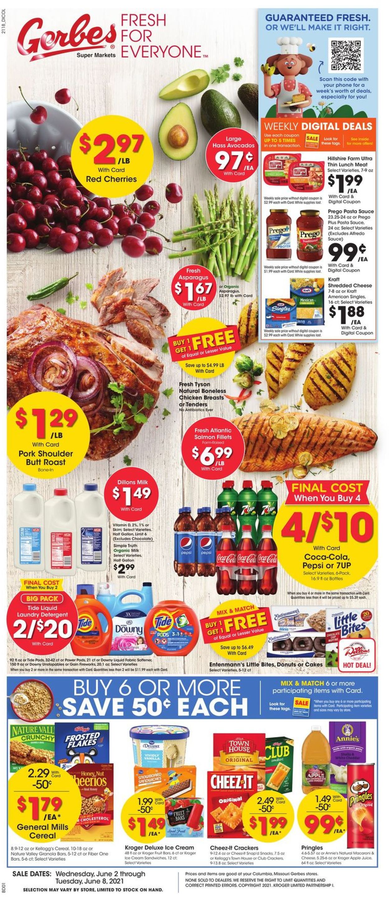 Gerbes Super Markets Weekly Ad Circular - valid 06/02-06/08/2021