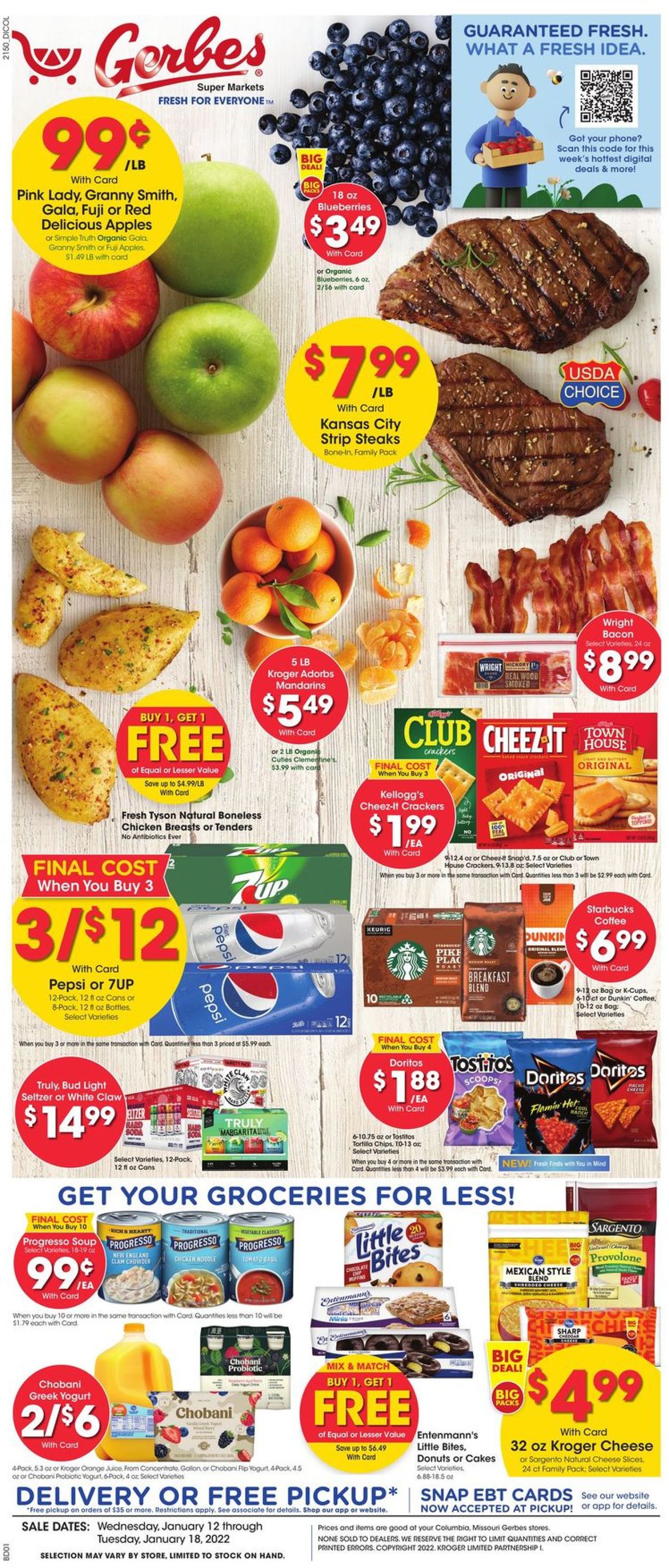 Gerbes Super Markets Weekly Ad Circular - valid 01/12-01/18/2022