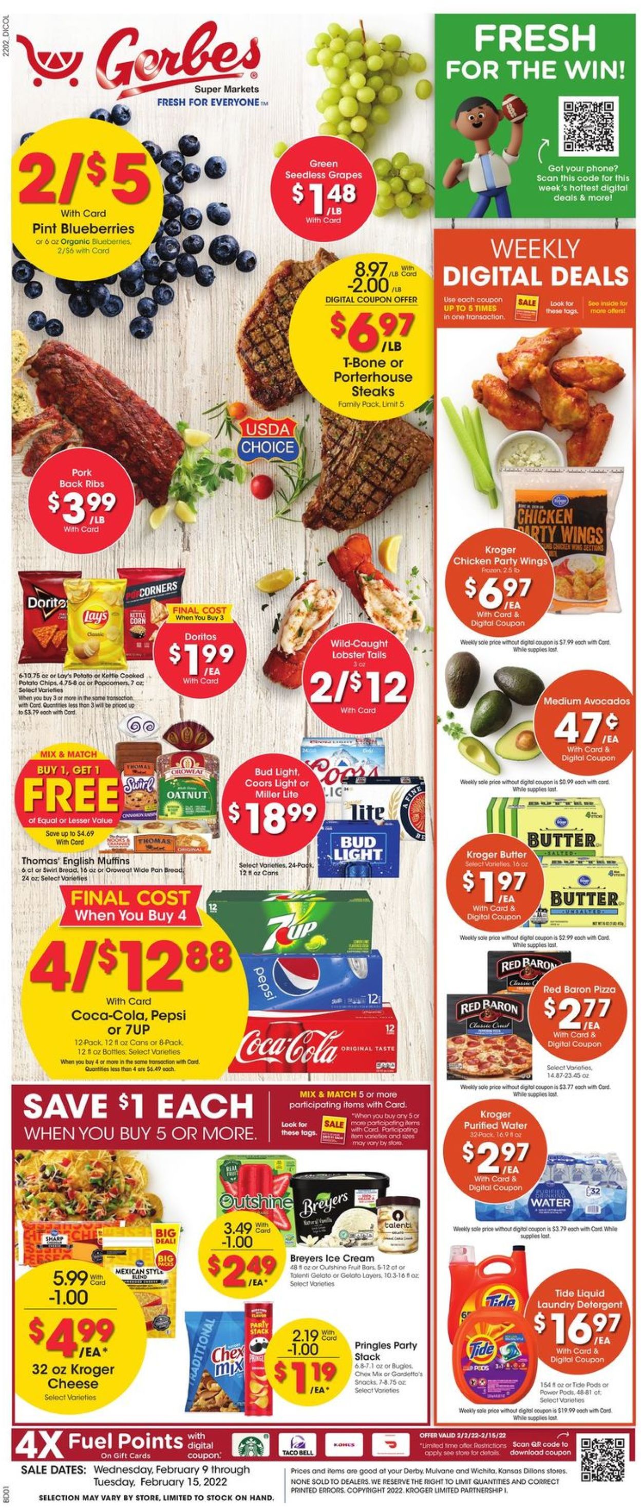 Gerbes Super Markets Weekly Ad Circular - valid 02/09-02/15/2022