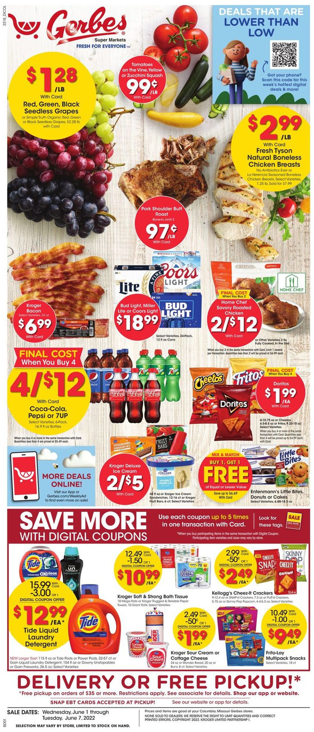 Gerbes Super Markets Weekly Ad Circular - valid 06/01-06/07/2022