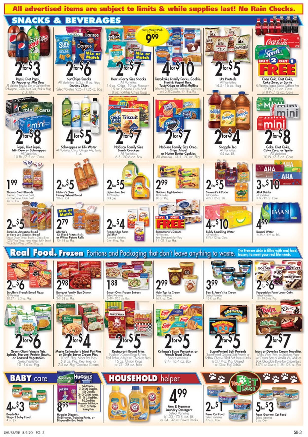 Gerrity's Supermarkets Weekly Ad Circular - valid 08/09-08/15/2020 (Page 3)