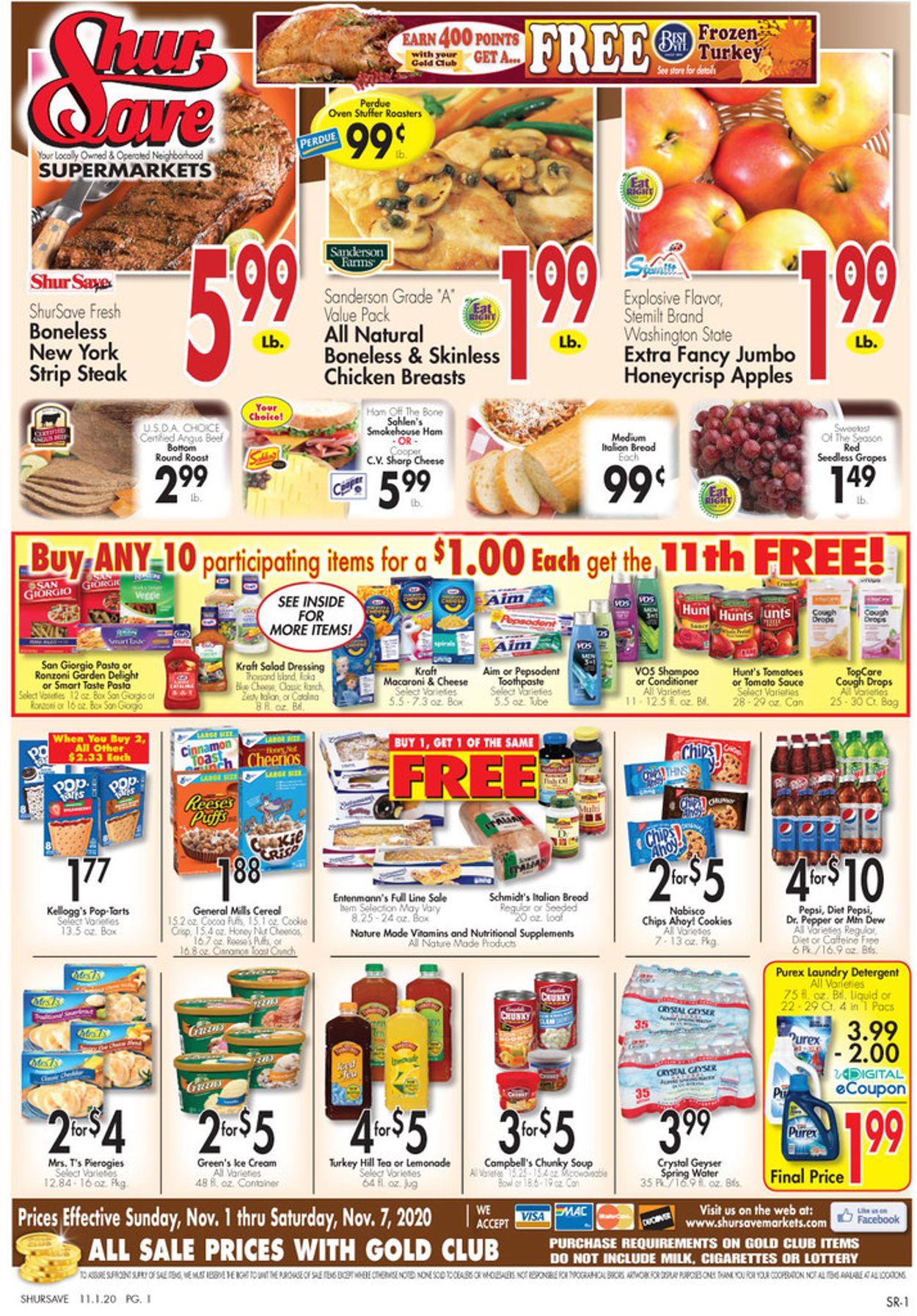 Gerrity's Supermarkets Weekly Ad Circular - valid 11/01-11/07/2020