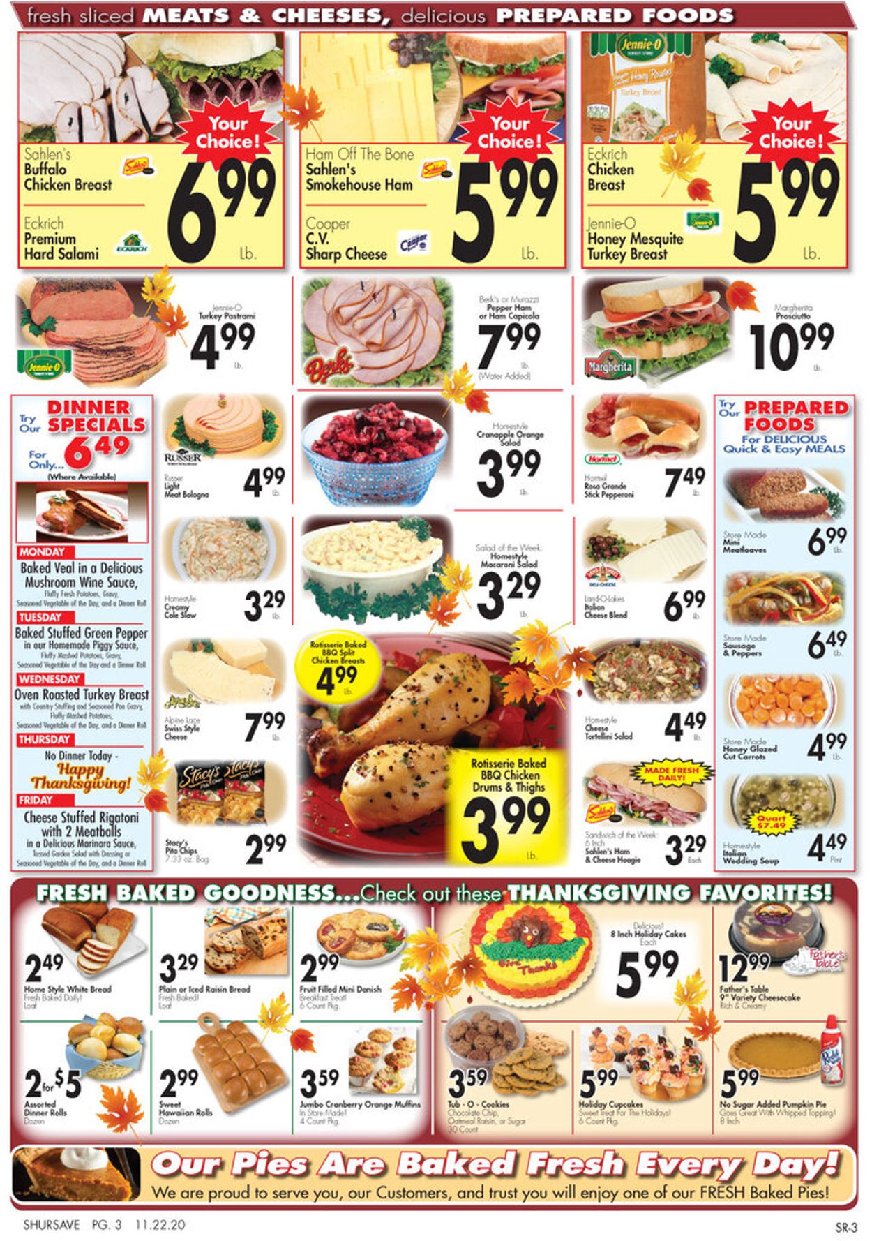 Gerrity's Supermarkets Thanksgiving 2020 Weekly Ad Circular - valid 11/22-11/28/2020 (Page 4)