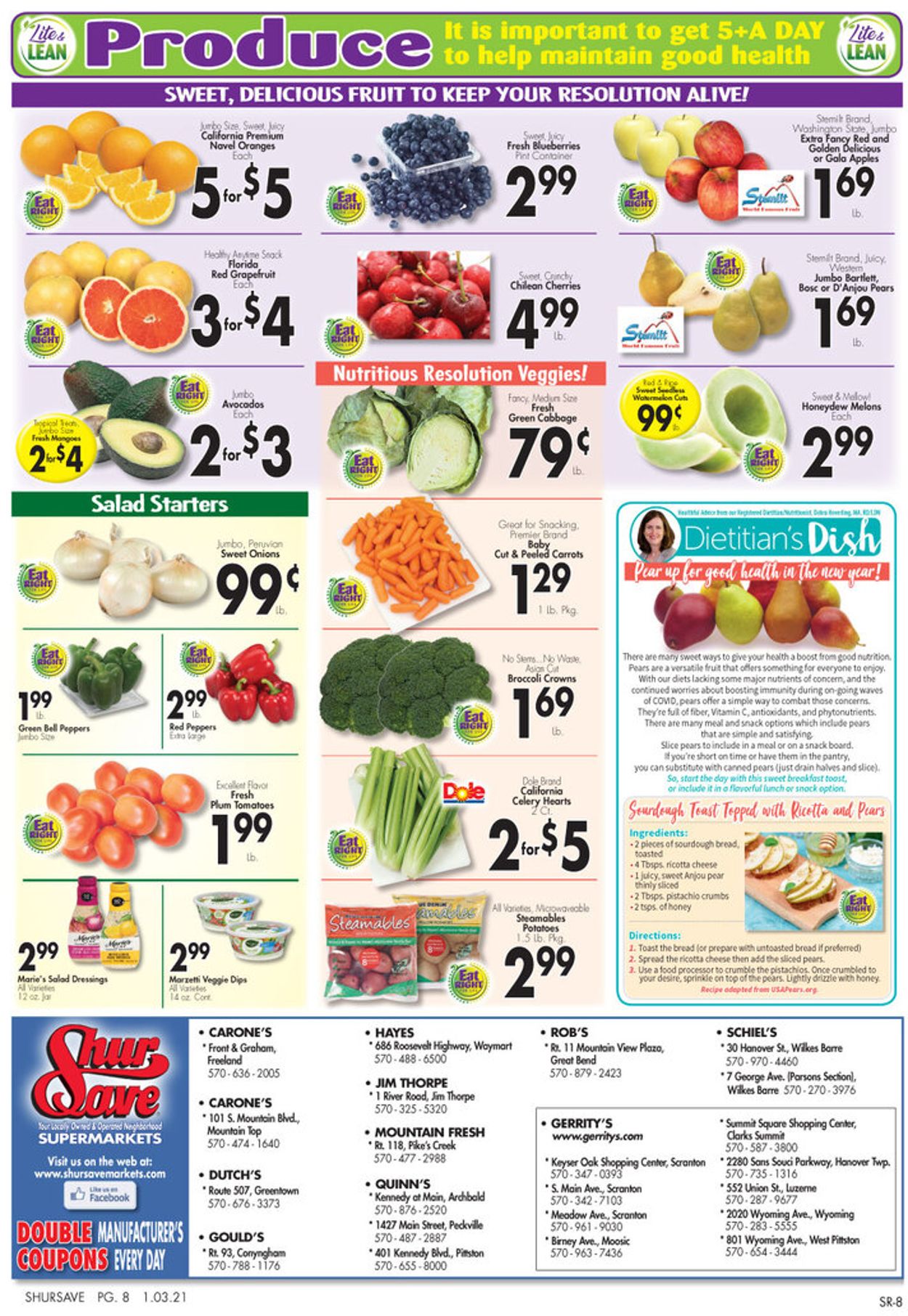 Gerrity's Supermarkets Weekly Ad Circular - valid 01/03-01/09/2021 (Page 8)