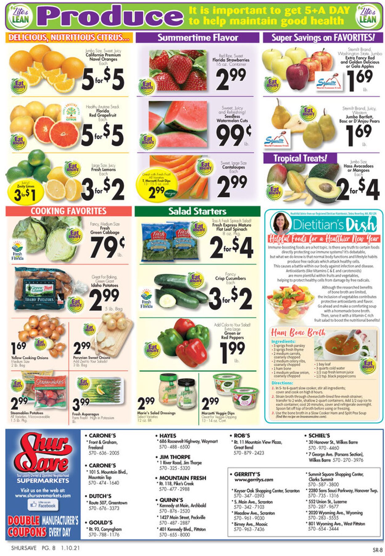 Gerrity's Supermarkets Weekly Ad Circular - valid 01/10-01/16/2021 (Page 8)