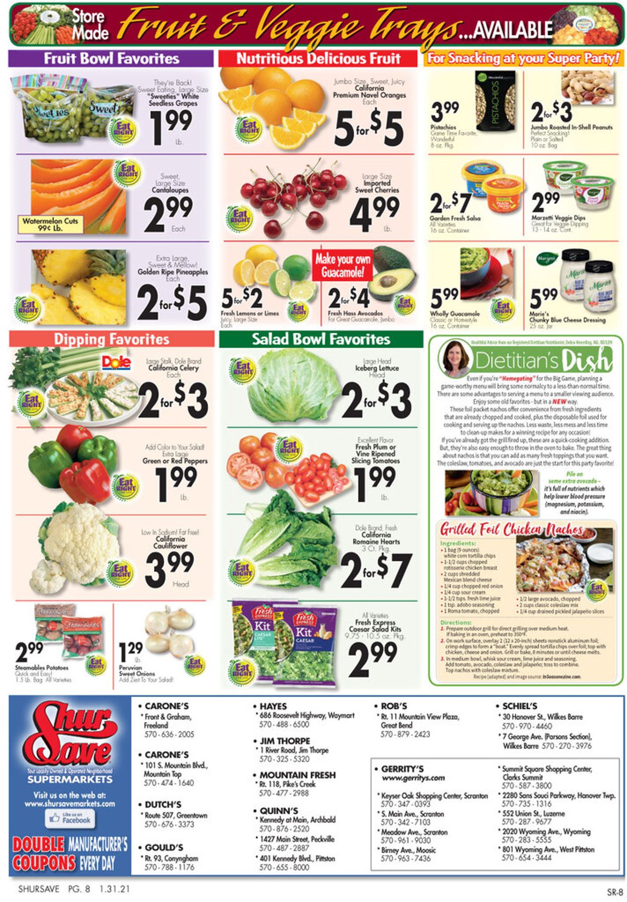 Gerrity's Supermarkets Weekly Ad Circular - valid 01/31-02/06/2021 (Page 8)