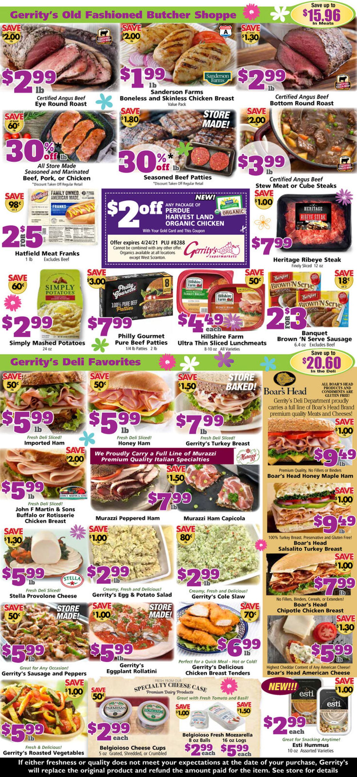 Gerrity's Supermarkets Weekly Ad Circular - valid 04/18-04/24/2021 (Page 2)